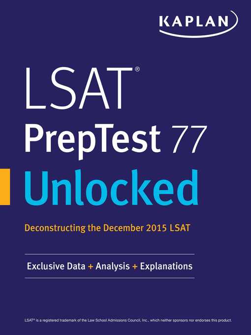 Title details for LSAT PrepTest 77 Unlocked by Kaplan Test Prep - Available